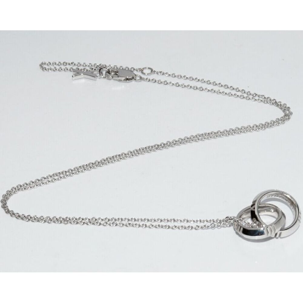 Tiffany Atlas X Interlocking Pendant Necklace - Picture 3 of 4